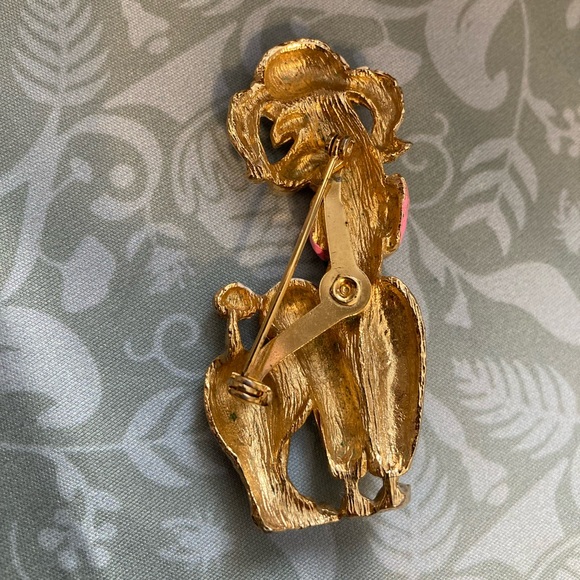 Vintage Poodle Cameo Brooch / Pin - Picture 2 of 2